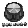 thumbnail image 6 of HEATSHAKING Plastic Grill Control Knob Black 8Pcs 1.2X1.2X0.9In, 6 of 8