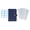 Blue, variant on LAZIOEGR A6 PU Leather Budget Cash Binder with 12 Clear Zip Pockets and Labels, Brown