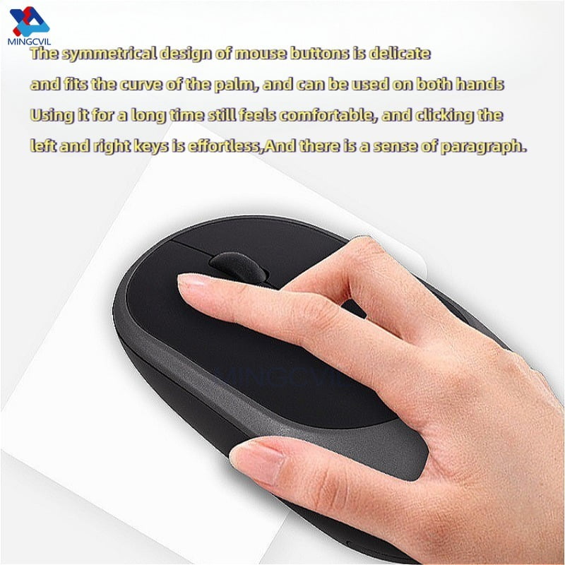 MINGCVIL Wireless Mouse Bluetooth USB Silent Mice Adjustable DPI Ergonomic Design Rechargeable Gaming Mouse For Xiaomi Tablet