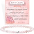 thumbnail image 2 of Top-kevin Natural Healing Crystal Bracelets for Women Men Semi-Precious Gemstone Beaded Bracelets Round Beads Gemstones Stretch Yoga Bracelet, 2 of 37