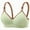 Green-06, variant on Women's Smooth Cotton T-Shirt Bra Large Gathering Thin Bra with Breast Support Sexy Underwear