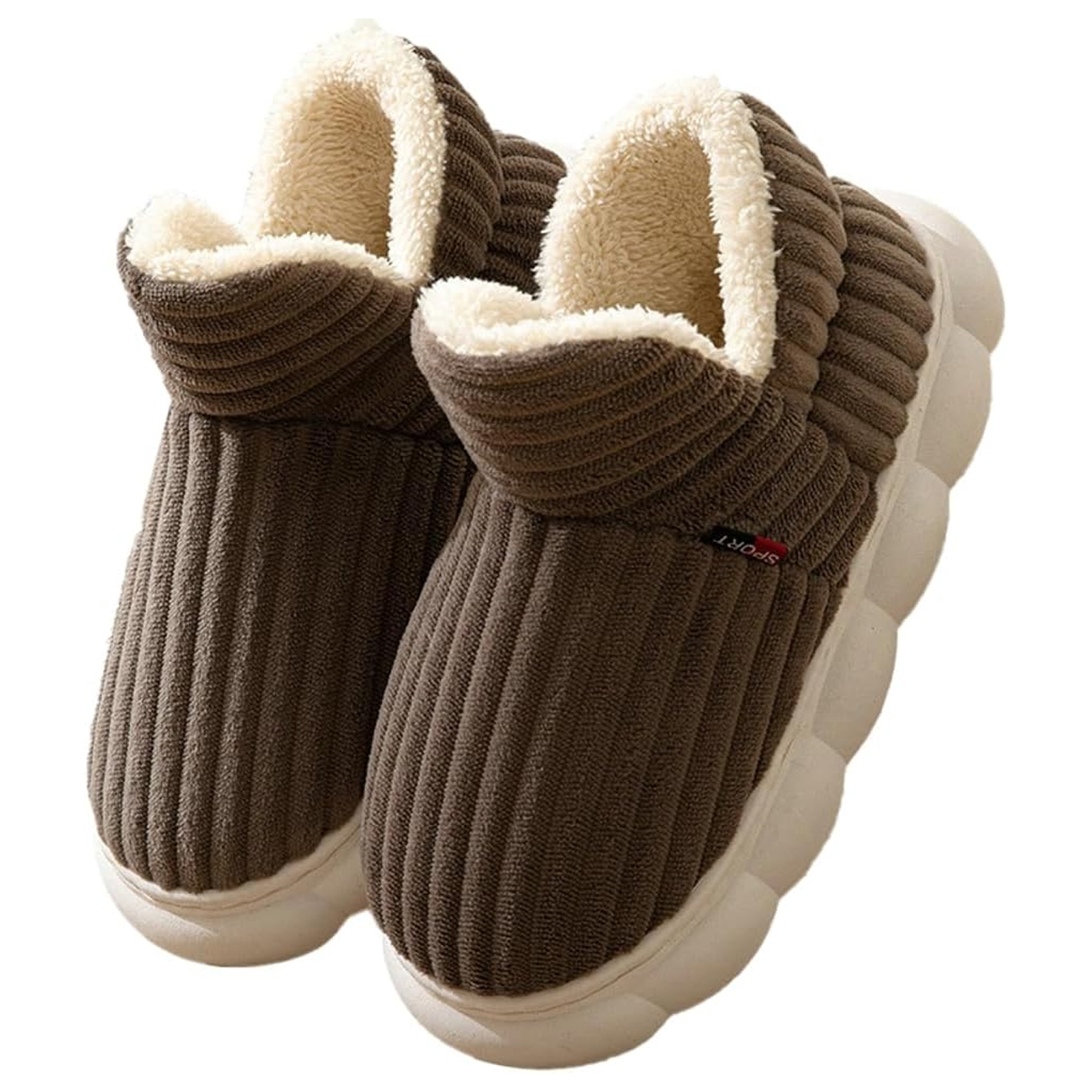 Chaussons D’intérieur Hiver En Mousse Mémoire – Antidérapants, Confortables, Pour Homme Et Femme (modèle Fermé)
