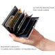 thumbnail image 4 of Tarjetero de acero inoxidable para tarjetas de crédito, tarjetero de acero inoxidable para tarjetas de crédito bancarias, tarjetero de acero inoxidable para mujeres y hombres, 4 of 8