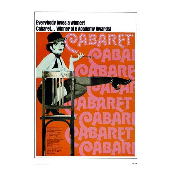 Best Posters Cabaret Movie Mini poster 11inx17in 11x17 poster Color Category: Multi, Unframed, Ages: Adults, Rectangle
