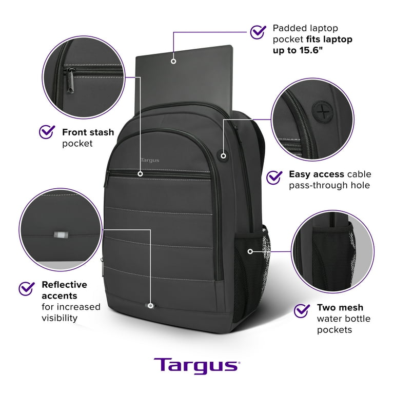 Targus 15.6 Slate Backpack Gray Walmart