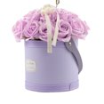 thumbnail image 3 of Caja de Arreglo Floral Circular con Flores Lilas, 3 of 3