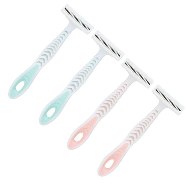 4 Pack Women's Razor On 3 Floors Portable Lightweight Non Slip Razor for Women Hair Removing