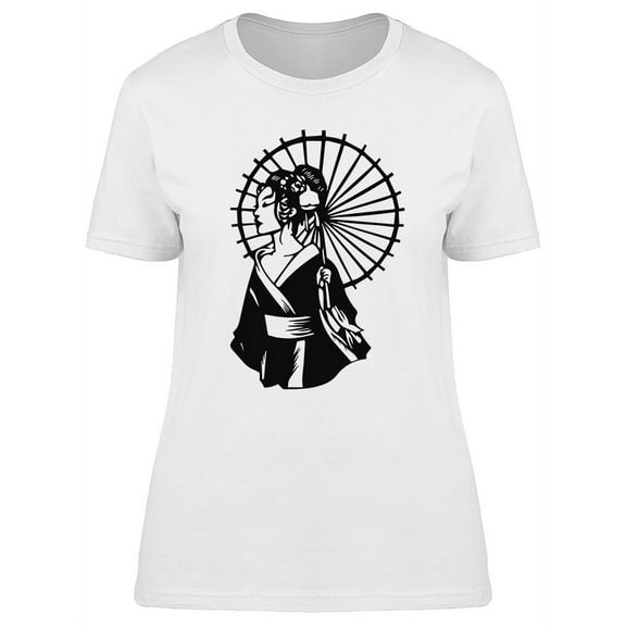 Geisha Design T-Shirt Women -Image by Shutterstock, Female x-Large