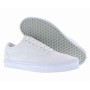 Vans Unisex Old Skool Classic Skate Shoes - True White - 9