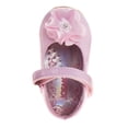 thumbnail image 6 of Josmo Infant Girls Hook and Loop Faux Leather Flat Heel Dress Shoes with Flower Ornament, Pink Patent, Size: 3, 6 of 8