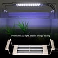 thumbnail image 3 of Barra de luz azul blanca impermeable de 36LED para pecera de acuario con soporte de lámpara estirable (enchufe AU), 3 of 5