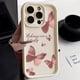 thumbnail image 5 of Funda de silicona líquida para iPhone 11, funda para iPhone 15, 12, 13, 14, 16 Pro Max, 7, 8 Plus, XS, X, XR, SE 2020, 2022, funda a prueba de golpes con diseño de mariposa, 5 of 5