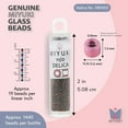thumbnail image 3 of Miyuki Delica Seed Beads – Size 11/0 (1.6 mm), DB1002, Metallic Gold Iris, 7.2 g, Approx. 1440 Beads, 3 of 7