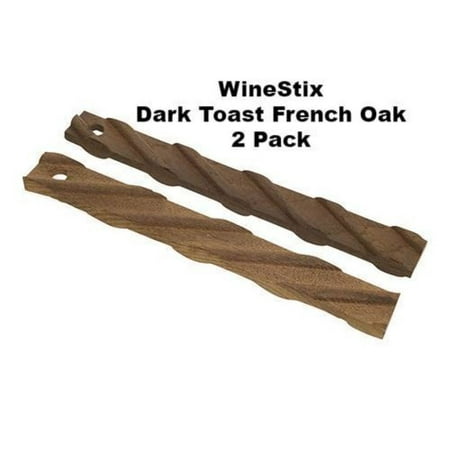 WineStix Carboy Sticks 2 Pack / French Oak / Dark (Best French Toast Sticks)