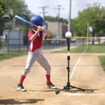 thumbnail image 6 of Baseball Batting Tee for kids, Portable Softball Baseball Tees for Hitting, Extral Height Adjustable Angel Baseball Ball Caddy, Easy to Assemble, Intensive Support Frame, Batting Training Practice, 6 of 7