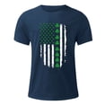 thumbnail image 4 of Besolor T-Shirts de la Saint-Patrick pour Hommes Imprimés Col Rond Manches Courtes Hauts Décontractés Été Blouse Graphique Tees, 4 of 4