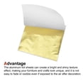 thumbnail image 4 of Gold Leaf Foil Sheet, Bright Golden Leaf Papers, 3.3 x 3.1inch for Art Decoration, Sculptures, Painting, Pack of 100, 4 of 5