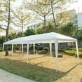 thumbnail image 4 of Holaki 10x30' Outdoor Garden Gazebo Wedding Party Tent Canopy Marquee with 5 Removable  Sidewalls, 4 of 7