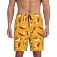 thumbnail image 3 of Lsque Hot Chilli Mens Sleep Pajama Shorts,Short Pajama Pants, Cotton Ultra-Soft Knit-Large, 3 of 9