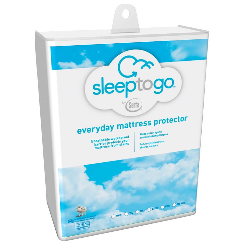 Serta SLEEP2GOT Sleep to Go Everyday Mattress Protector - Twin