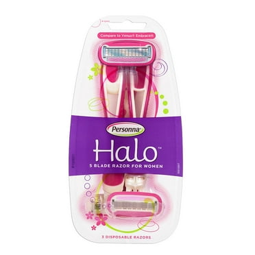 Personna Halo Razor Womens 5-Blade Disposable Razors - 1 Ea