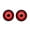 F, variant on Halloween LED Light Up Eye Hanging Decorations 2 Pack, Glowing Eyeballs Scary Ghost Eyes Door Wall Badges for Window Porch, Battery Operated Acrylic Spooky Haunted House Ambiance Ornament