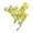 Yellow, variant on 1Pcs Realistic Small Artificial Flowers, Faux Blooms for Diy Craft Wedding Bouquet, Plastic Floral Picks for Home Centerpiece Decor, 3X2X2In (White)