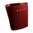 thumbnail image 3 of Cubo de basura moderno, creativo, resistente, ligero, para el hogar, con parte superior abierta Rojo, 3 of 7