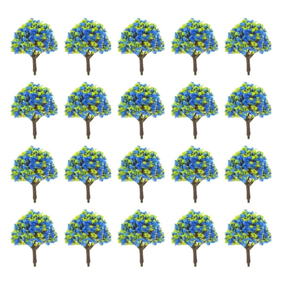 20 piezas 1/100 árbol en miniatura Sunnimix modelo de bonsái micro paisaje