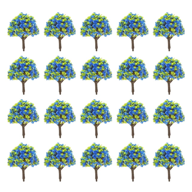 20 piezas 1/100 árbol en miniatura Sunnimix modelo de bonsái micro paisaje
