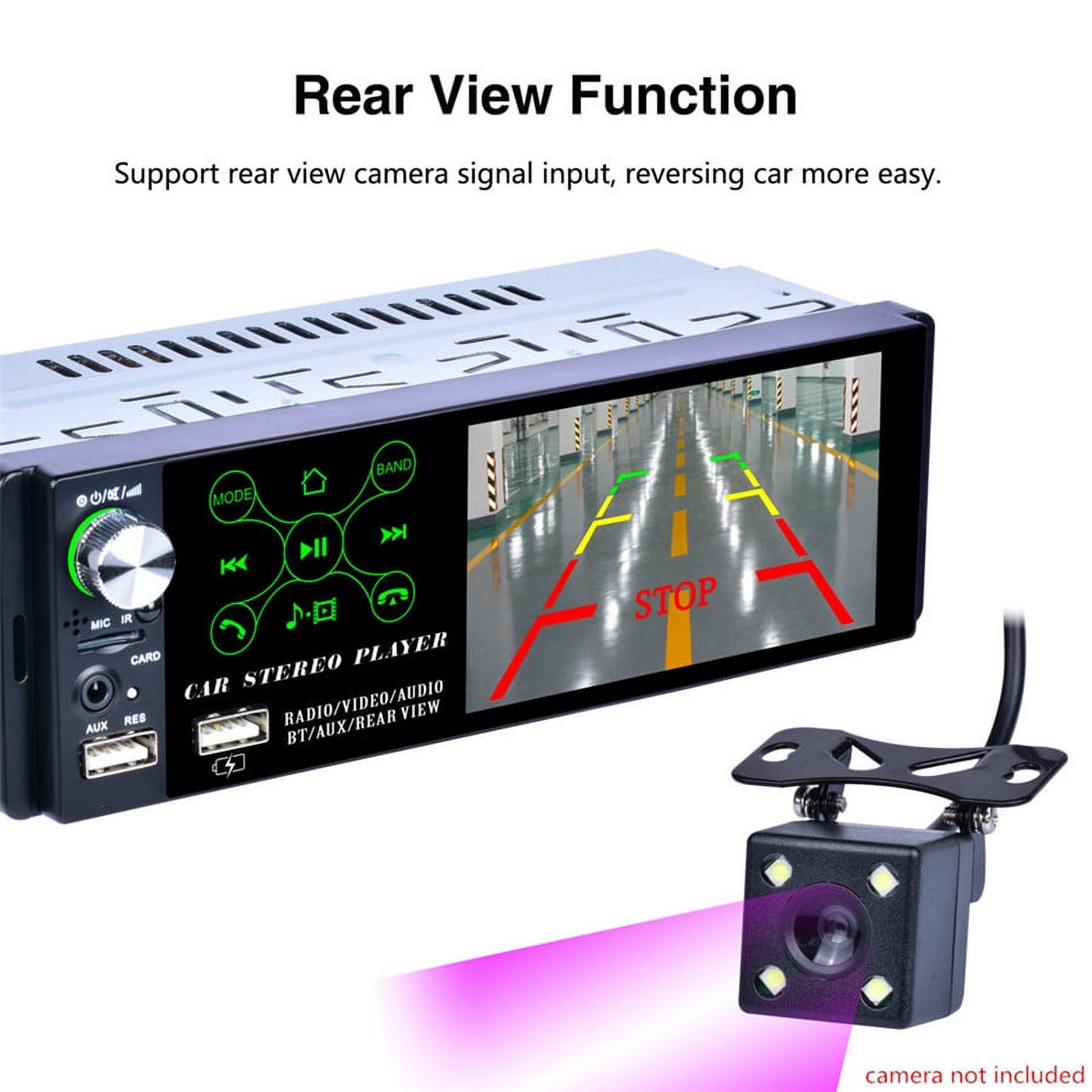 Car 4.1" 7 Color Back Light RMVB/Radio/AM/FM/RDS/AUX Radio Bluetooth MP5 Player - image 5 of 5