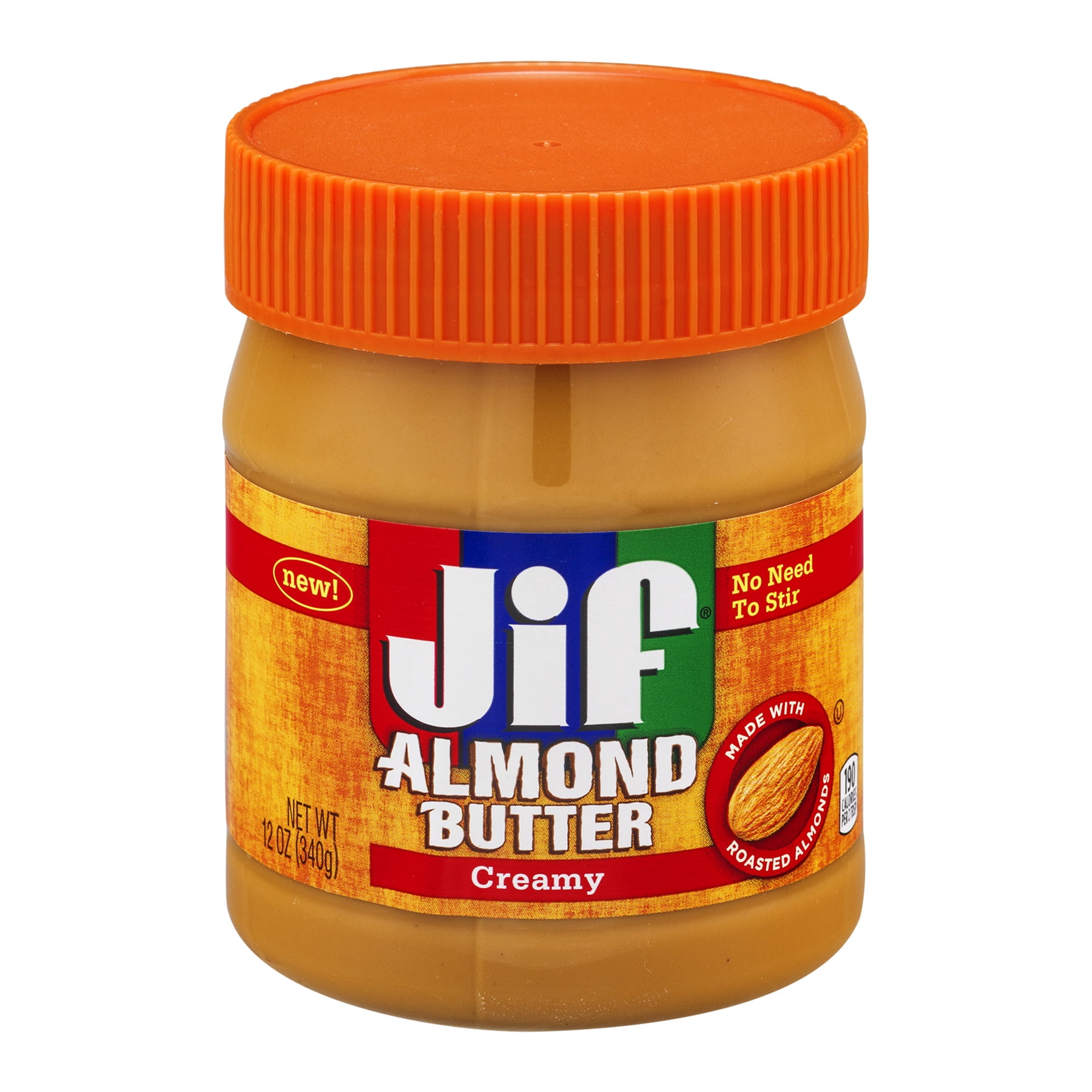 Jif Creamy Almond Butter, 12 oz - Walmart.com - Walmart.com