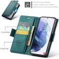 thumbnail image 4 of WWS-for Samsung Galaxy S21 Plus Wallet Case with Card Holder, Kickstand RFID Blocking Magnetic Closure Shockproof Protective PU Leather Case for Samsung S21 Plus Flip Case Wallet - Green, 4 of 4