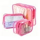 thumbnail image 1 of Bolsa De Cosméticos Transparente De Viaje PVC Con Cremallera Bolsas De Maquillaje Transparentes Organizador Lavado Para Baño huangjie unisex, 1 of 2