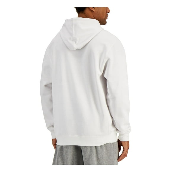 Russell Athletic Santiago White Graphique Draw String Hoodie S