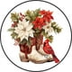 thumbnail image 1 of 5D DIY Tarjeta Redonda Botas Ramo 30x30cm, 1 of 9