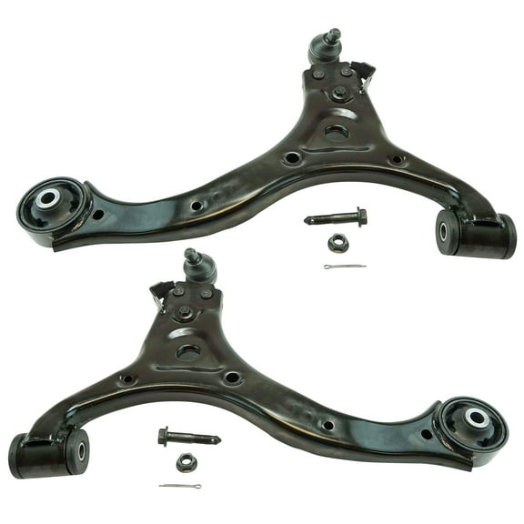 TRQ Front Lower Suspension Control Arm Ball Joint LH RH Pair for Hyundai Kia PSA62595