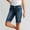 Blue, variant on Shorts for Women Mid Waisted Stretchy Regular Fit Jean Shorts Casual Denim Shorts