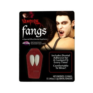 Vampire Fangs Teeth for Kids Adults, Realistic Reusable Vampire Fangs  Cosplay Accessories Halloween Party Prop
