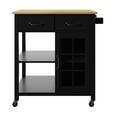 thumbnail image 4 of Twin Star Home 23.12 in. D Rolling Kitchen Storage Cart, 4 of 15
