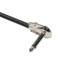 thumbnail image 3 of Ángulo recto 15 cm 6,35 mm macho a macho Cable de conexión de guitarra para pedales de efectos, 3 of 6