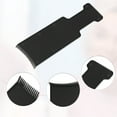 thumbnail image 3 of Unique Bargains 1 Pc Women Medium Hair Dyeing Comb for Curly Thick Straight Wavy Hair Black Plastic, 3 of 6