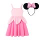 thumbnail image 1 of Vestido de princesa sin mangas para niñas, traje de algodón con estampado de sirena, Rapunzel, Belle, 2-7 años, 1 of 1