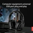 thumbnail image 4 of Lenovo Casque de Jeu Universel Rétractable Réglable Réduction de Bruit pour Chambre Salon Casque Vidéo Équipement de Jeu Type 2, 4 of 9