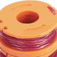 thumbnail image 5 of LINASHI 5pcs Line String Trimmer Replacement Spool Replacement Autofeed Edger Spool Compatible for WORX WA0010, 5 of 5