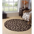 thumbnail image 2 of Furnishmyplace Giraffe Tall Order Area Rug for Living Room, Dining Room, Kids 11' Round, 2 of 5