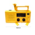 thumbnail image 3 of USB AM/FM Radios Banco de energía Solar Manivela Radio de cuerda de emergencia (Amarillo UE), 3 of 6