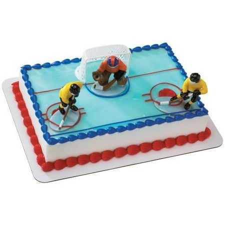Hockey FaceOff DecoSet Cake Decoration - Walmart.com