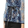 thumbnail image 6 of Allegra K Women's Elegant Long Sleeve Tank Top Lace Peplum Blouses, 6 of 6