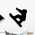thumbnail image 1 of Snowboarding Silhouette Wall Decal by Wallmonkeys Peel and Stick Graphic (12 in H x 11 in W) WM80199, 1 of 4